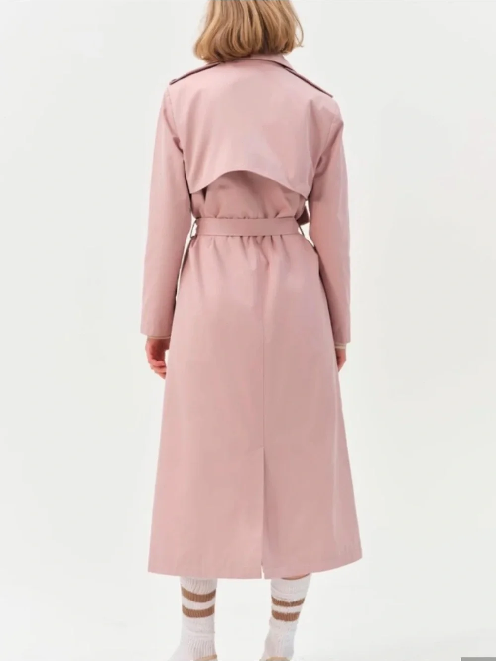 Pink trench